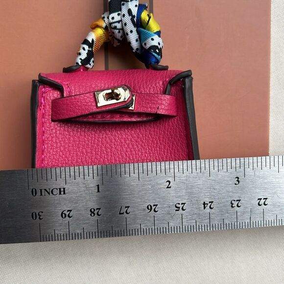 Enchanté Pink Bag Charm - Picture 11 of 14